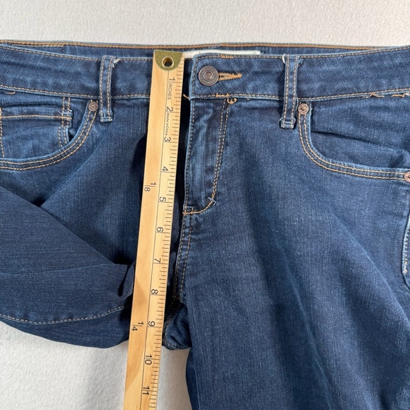Abercrombie and Fitch Jeans Womens 29 Blue Skinny Low Rise Dark Wash Stretch - Picture 9 of 13